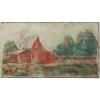 imageCreative CoOp Wood Framed Barn Painting Canvas Wall Decor Multicolor