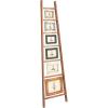 imageDecorative Wood Ladder with 6 Hanging Photo Frames