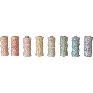 imageCreative CoOp 32 Yard Jute Cord on Spool 8 Colors Set of 8
