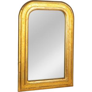 imageCreative CoOp Antique Mango Wood Oval Wall Mirror Gold