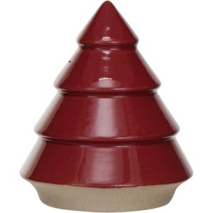 imageCreative CoOp Decorative Unglazed Stoneware Tree Red