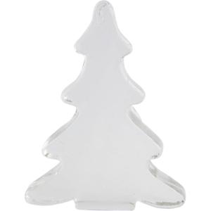 imageCreative CoOp Flat Glass Tree Decor Clear