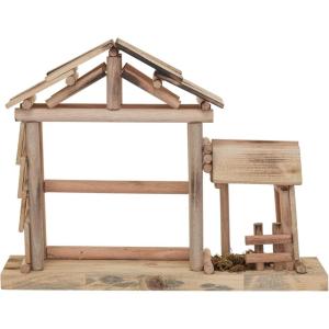 imageCreative CoOp Pine Wood Nativity Creche Natural