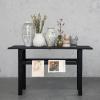 imageCreative CoOp Black Rustic Reclaimed Wood Console Table