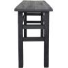 imageCreative CoOp Black Rustic Reclaimed Wood Console Table