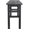 imageCreative CoOp Black Rustic Reclaimed Wood Console Table