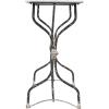 imageCreative CoOp Distressed Black ampamp White Metal Table