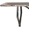 imageCreative CoOp Distressed Black ampamp White Metal Table