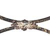 imageCreative CoOp Distressed Black ampamp White Metal Table