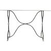 imageCreative CoOp Distressed Black ampamp White Metal Table