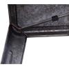 imageCreative CoOp Grey ampamp Brown Galvanized Metal Bench