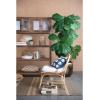 imageCreative CoOp HandWoven Rattan Chair with Cushion Stool 24quot L x 30quot W x 31quot H Natural