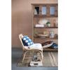 imageCreative CoOp HandWoven Rattan Chair with Cushion Stool 24quot L x 30quot W x 31quot H Natural