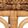 imageCreative CoOp HandWoven Water Hyacinth and Rattan Bench Natural