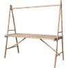 imageCreative CoOp Handmade Bamboo Table with Rod Natural