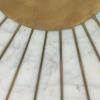 imageCreative CoOp Luxe Aluminum and Marble CoffeeTable Gold
