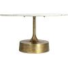 imageCreative CoOp Luxe Aluminum and Marble CoffeeTable Gold