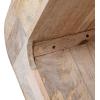 imageCreative CoOp Mango Wood Desk with 3 Drawers and Waterfall Edge Natural Furniture Tables 60quot L x 22quot W x 31quot H