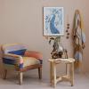 imageCreative CoOp Mango Wood Table with Interlocking Base and Bleached Finish Natural