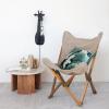 imageCreative CoOp Marble and Acacia Wood Coffee Table Brown