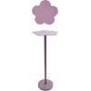 imageCreative CoOp Metal Flower Shaped Martini Table Lavender Color