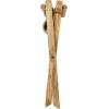 imageCreative CoOp Modern Collapsible Wood and Jute Folding Stool Natural and Brown