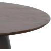 imageCreative CoOp Modern Mango Wood Round Accent Table Dark Walnut FinishDark Walnut