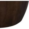imageCreative CoOp Modern Mango Wood Round Accent Table Dark Walnut FinishDark Walnut