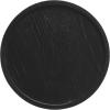 imageCreative CoOp Modern Metal Round Coffee Table with Wood Top Black