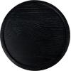 imageCreative CoOp Modern Metal Round Coffee Table with Wood Top Black