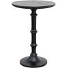 imageCreative CoOp Modern Sculptural Wood End Table Matte Black
