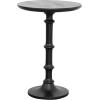 imageCreative CoOp Modern Sculptural Wood End Table Matte Black