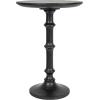 imageCreative CoOp Modern Sculptural Wood End Table Matte Black