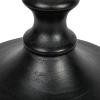 imageCreative CoOp Modern Sculptural Wood End Table Matte Black