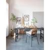 imageCreative CoOp Reclaimed Wood Folding Distressed Blackwashed Finish Console Table 66quot L x 24quot W x 33quot H Black