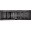imageCreative CoOp Reclaimed Wood Folding Distressed Blackwashed Finish Console Table 66quot L x 24quot W x 33quot H Black