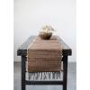 imageCreative CoOp Reclaimed Wood Folding Distressed Blackwashed Finish Console Table 66quot L x 24quot W x 33quot H Black