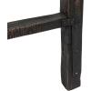 imageCreative CoOp Reclaimed Wood Folding Distressed Blackwashed Finish Console Table 66quot L x 24quot W x 33quot H Black