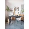 imageCreative CoOp Reclaimed Wood Folding Distressed Blackwashed Finish Console Table 66quot L x 24quot W x 33quot H Black