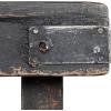 imageCreative CoOp Reclaimed Wood Folding Distressed Blackwashed Finish Console Table 66quot L x 24quot W x 33quot H Black