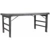 imageCreative CoOp Reclaimed Wood Folding Distressed Blackwashed Finish Console Table 66quot L x 24quot W x 33quot H Black