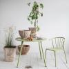 imageCreative CoOp Round IndoorOutdoor Metal Table Green