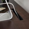 imageCreative CoOp Rustic Mango Wood Keyboard Shelf and XFrame Side Detail Barn Door Desk Barndoor GreyBarndoor Grey
