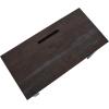 imageCreative CoOp Rustic Mango Wood Keyboard Shelf and XFrame Side Detail Barn Door Desk Barndoor GreyBarndoor Grey