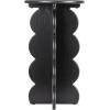 imageCreative CoOp Scalloped Edge Accent Table in Matte Black FinishBlack