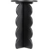 imageCreative CoOp Scalloped Edge Accent Table in Matte Black FinishBlack
