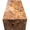 imageCreative CoOp Teakwood Root Square End Table NaturalCoffee Table