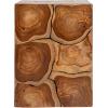 imageCreative CoOp Teakwood Root Square End Table NaturalEnd Table