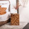 imageCreative CoOp Teakwood Root Square End Table NaturalEnd Table
