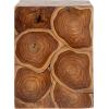 imageCreative CoOp Teakwood Root Square End Table NaturalEnd Table
